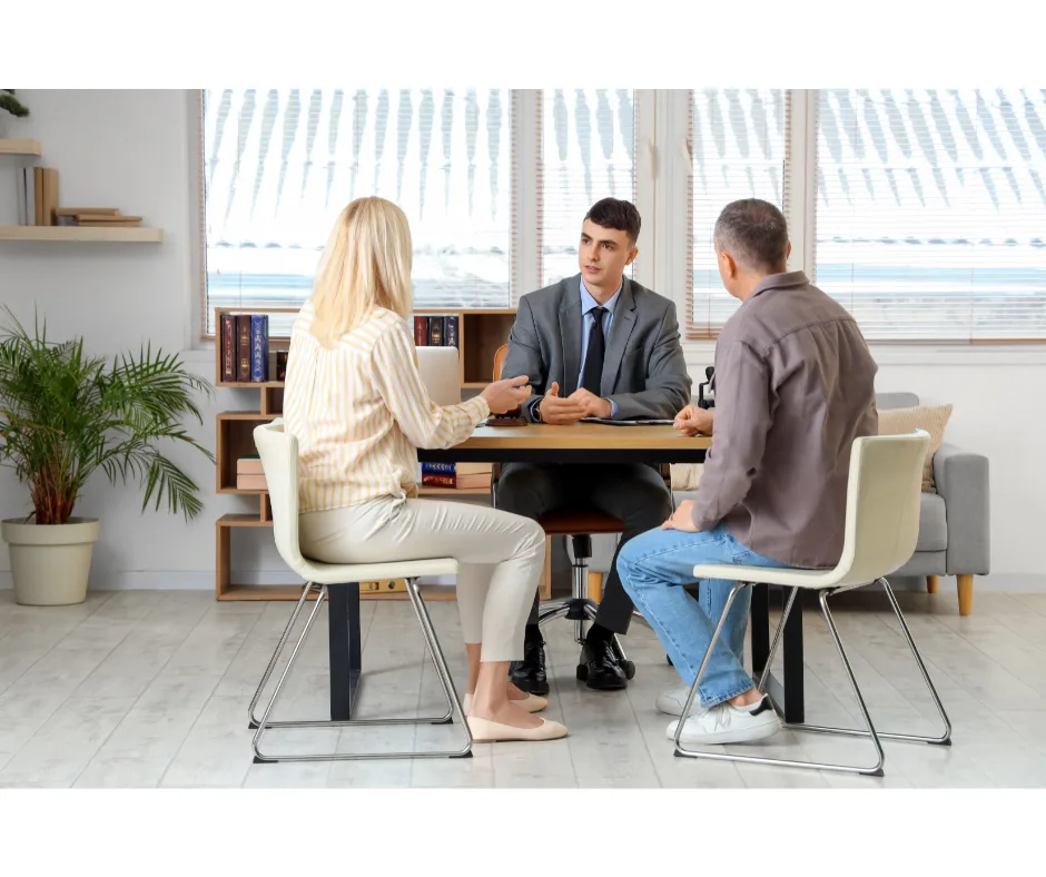 Migration agent advises a couple on Australian visa options.